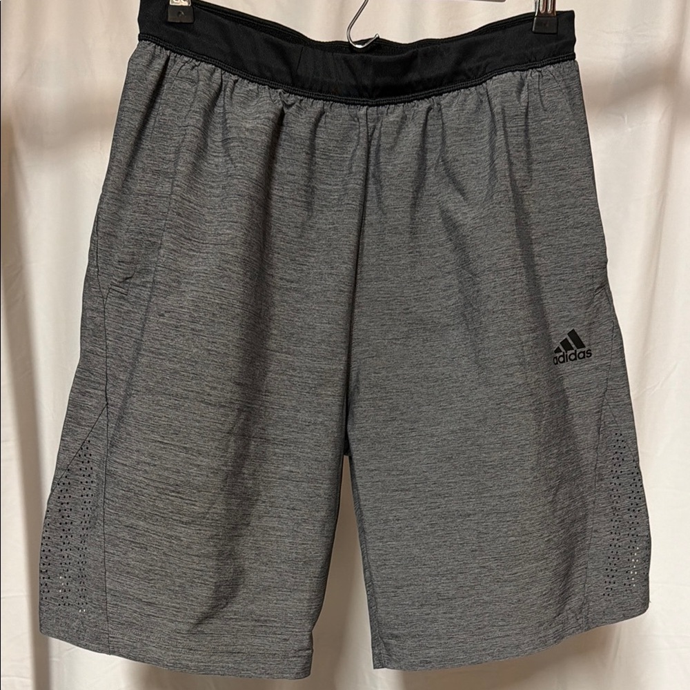 Adidas Men's Gray Performance Shorts